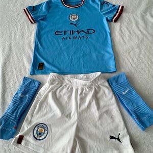 Manchester City Puma Soccer Home Kit (Authentic)